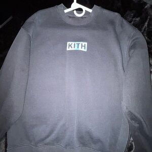 Kith Men's Black Crewneck Sweater